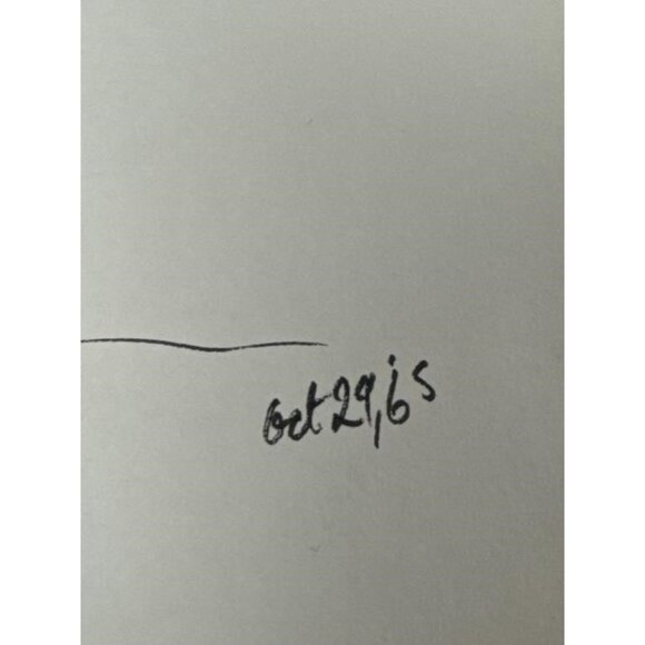 Sally B Hooff Original Ink Drawing PEI Artist Unframed Signed Artwork - Picture 3 of 3